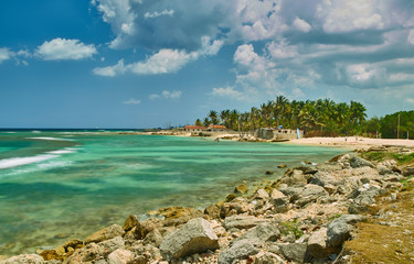 Obraz premium Playa Santa Fe,Cuba