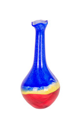 isolated, white, blue, glass, water, drink, object, color, liquid, abstract, drop, food, clean, bowl, empty, crystal, transparent, macro, pot, agate, plastic