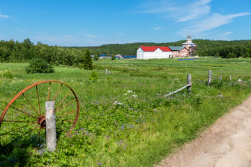 Holy Trinity Anzersky monastery of the Solovki monastery on an island Anzer (Russia, Arkhangelsk region, Solovki) © Konstantin