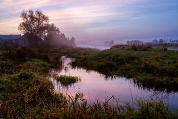 Jesień w Dolinie Górnej Narwi - Podlasie - Polska © podlaski49