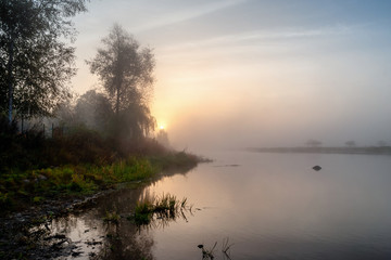 Jesień w Dolinie Górnej Narwi - Podlasie - Polska © podlaski49