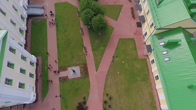 Polotsk State University, Belarus. Aerial view