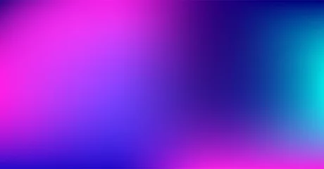 Fotobehang Purple Blue Gradient Vibrant Dreamy Vector Background. Sunrise, Sunset, Sky, Water Color Overlay Neon Design Element. Luxury Trendy Holograph Defocused Texture. Digital Funky Cool Tech Gradient Paper. © graficanto