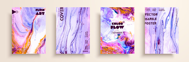 Mixture of acrylic paints. Modern artwork. Trendy design. Marble effect painting. Graphic hand drawn design for cover, poster, card, invitation, placard, brochure, flyer, etc.