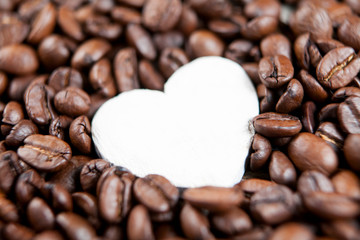 café et cœur d amoureux