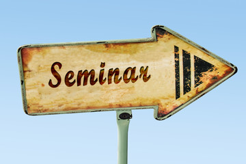 Schild 328 - Seminar