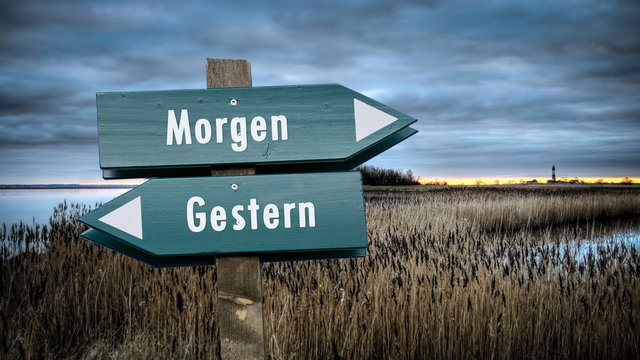 Schild 382 - Morgen