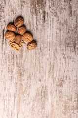 fondo de comida nueces 