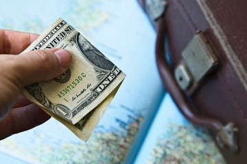 The cost of travel concept image. This photo can also be used to represent the concept of affordable holiday destinations. 