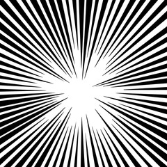 Obraz premium Comic speed lines background