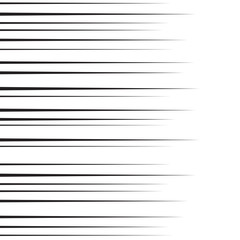 Comic horizontal speed lines background