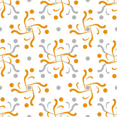 Illustrated seamless abstract pattern