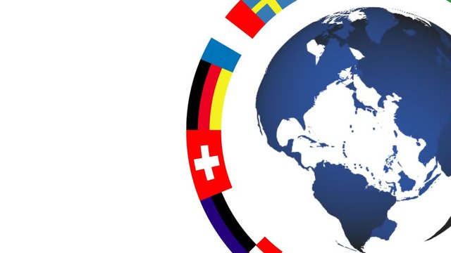 bandiere, bandierine, internazionale, mondo