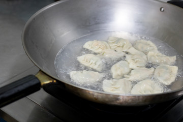 Home-made recipe for dumplings.