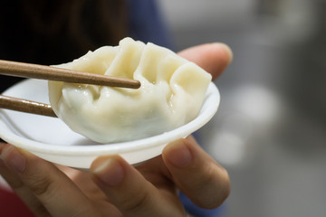 Fototapeta na wymiar Home-made recipe for dumplings.