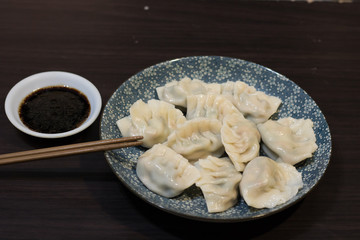 Home-made recipe for dumplings.