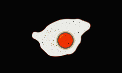 spiegelei illustriert