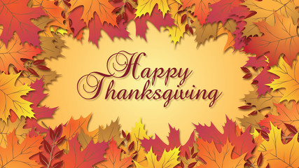 HappyThanksgivingLeafBorderwithType