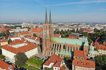 Obraz premium Ostrów Tumski we Wrocławiu
