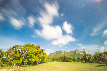 The nature of mountains, meadows and skies. The movement of wind and clouds.