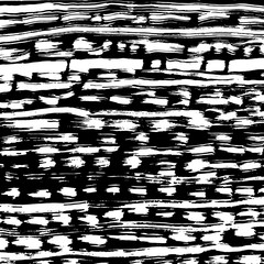 Naklejka premium White and black grunge pattern. Background. Brush. Vector.