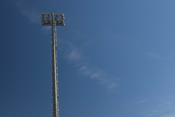 spotlight against the sky