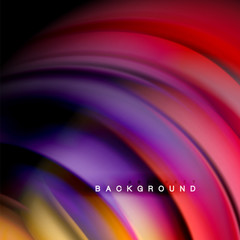 Background abstract - liquid color wave