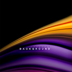 Background abstract - liquid color wave