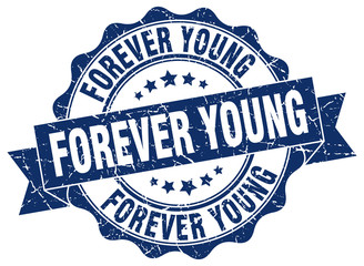 forever young stamp. sign. seal