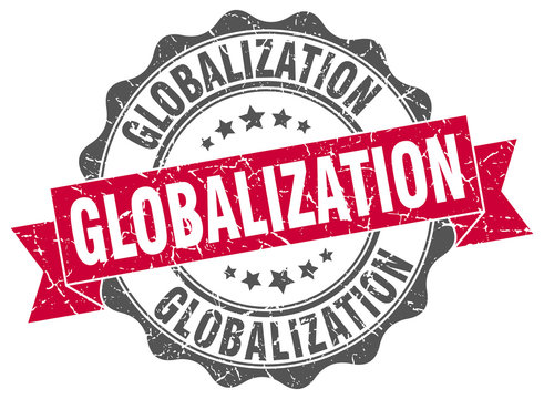 globalization stamp. sign. seal