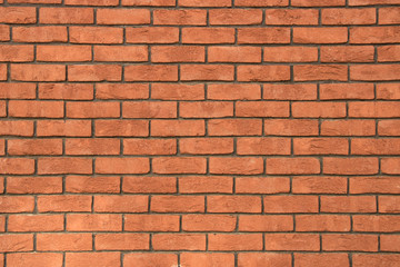 Obraz premium brick textured orange wall