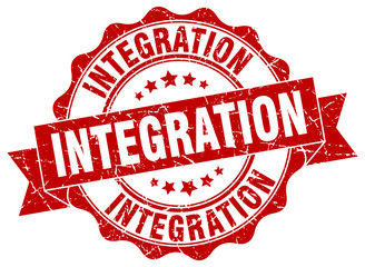 Obraz premium integration stamp. sign. seal