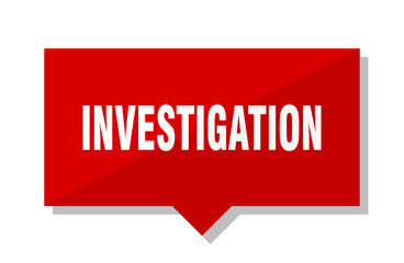 investigation red tag