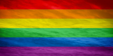 LGBTQ colorful flag