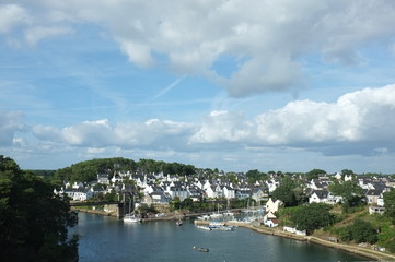 view of village in bretagne
