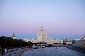 Fototapeta na wymiar view of moscow 