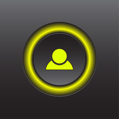 Bright colored isolated icons for a website on a dark background. Finance, strategy, idea, research, collaboration. Vector illustration.