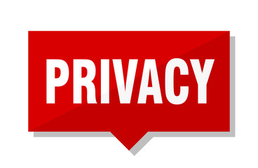 privacy red tag