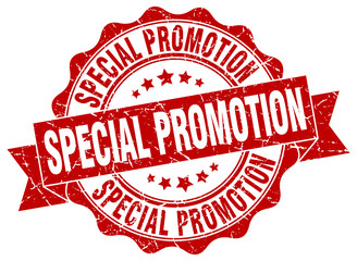 special promotion stamp. sign. seal