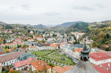 Fototapeta na wymiar Historical main sqaure in baroque style - Slovakia