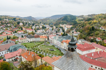 Fototapeta na wymiar Historical main sqaure in baroque style - Slovakia