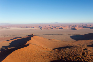 helicopter view of sossusvlei