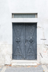 Baroque style gate in an European historical town