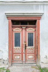 Baroque style gate in an European historical town