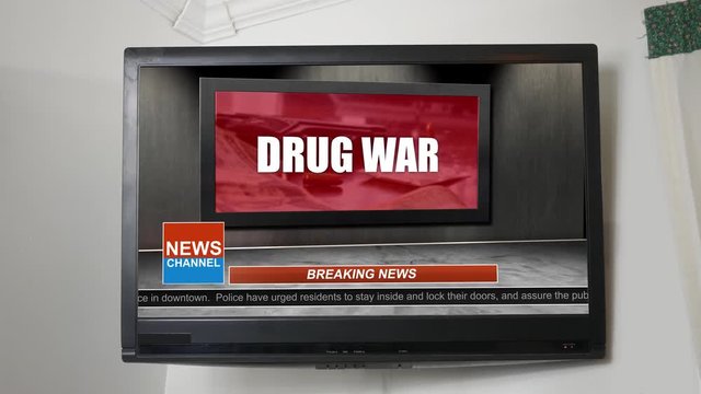 News Broadcast Title Series - Drug War Graphic ALT