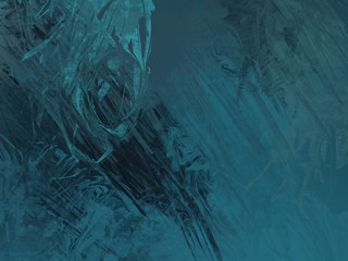 Colorful multi color canvas painting.