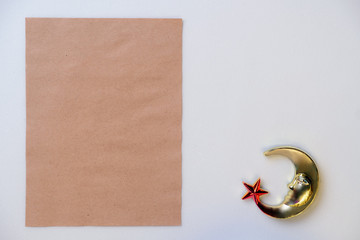 New year, Christmas decoration. Fir branches with toys balls on a background of fabric. The background for the label free space