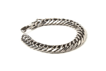 Naklejka premium Metallic men's bracelet