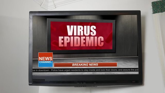 News Broadcast Title Series - Virus Epidemic Graphic ALT