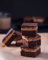 Twix brownies